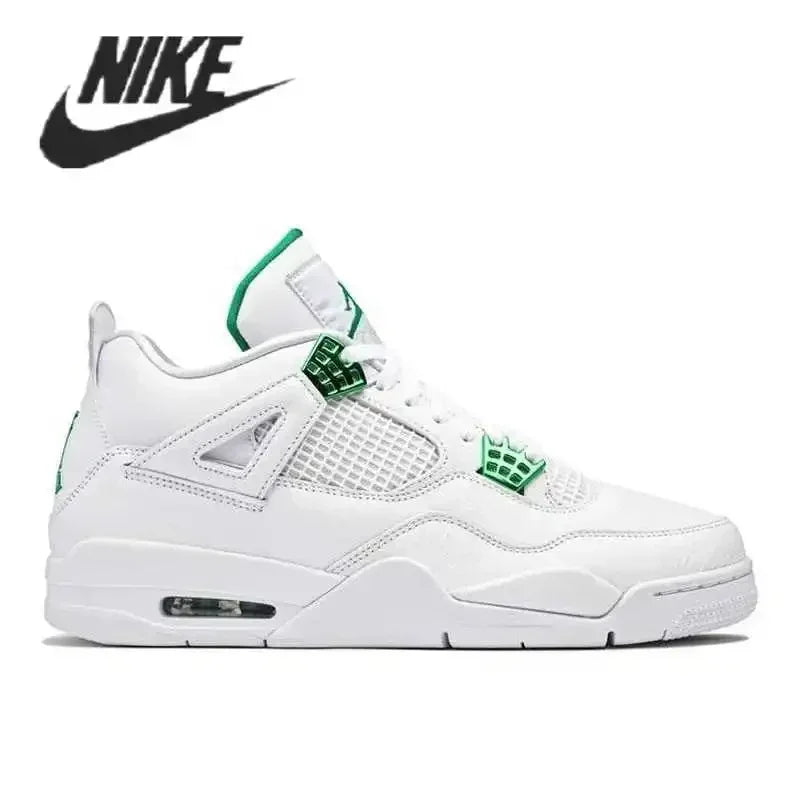 Nike Air Jordan 4 Denim AJ4 Breathable Men's New Arrival Authentic Basketball Shoes Sports Sneakers