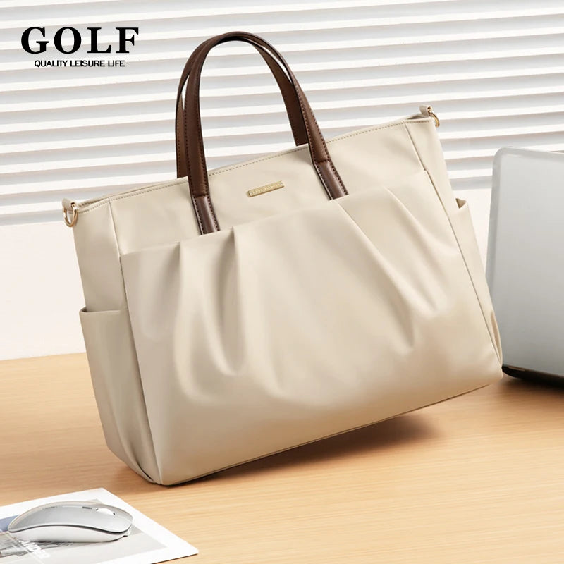 GOLF 15 Inch Lapotop Tote Bags for Women Handbag 2024 Luxury Designer High Quality Business Briefcase Notebook Bag College Large