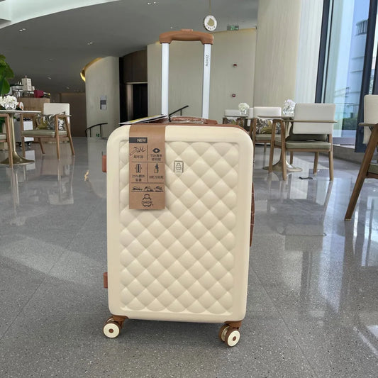Export large capacity luggage ultra-light boarding suitcase 20 password travel box silent 24 checked female pull bar box
