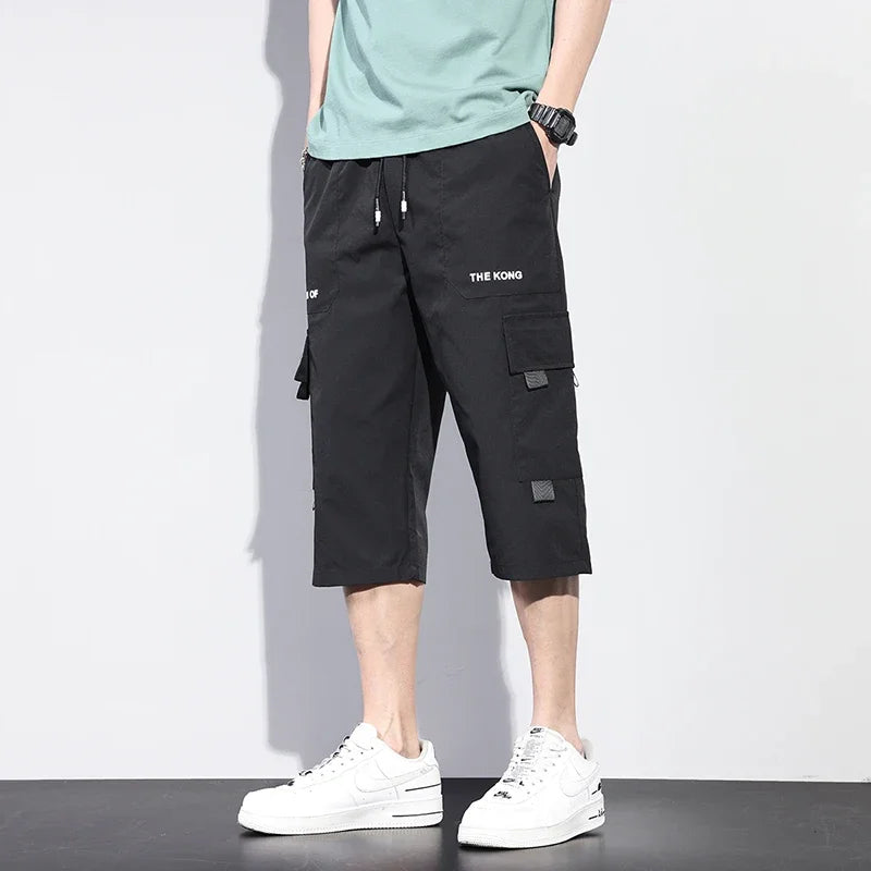 Men's Work Pants Refreshing Ice Silk Shorts Casual and Fashionable Summer Street Shorts